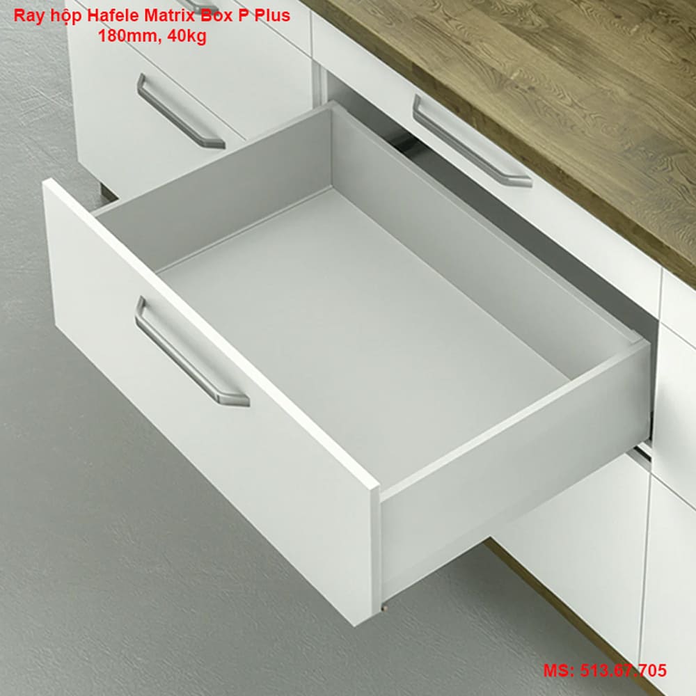 Ray hộp HAFELE Matrix Box P Plus 180 mm 513.67.705 4 Ray hộp HAFELE Matrix Box P Plus 180 mm 513.67.705 - Ảnh 2