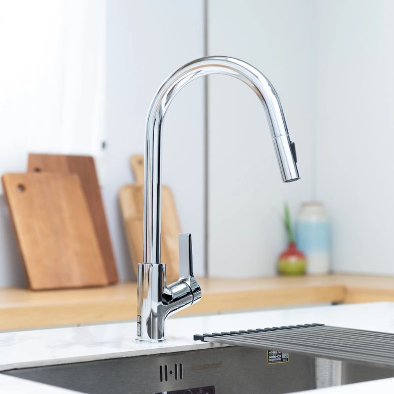Vòi rửa bát dây rút Nobinox LOFT NX533 4 Vòi rửa bát dây rút Nobinox LOFT NX533 - Ảnh 2