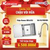 Combo 22: Chậu Konox Dekor 8044SU + Vòi Kluger KLF0030S 2 Combo 22: Chậu Konox Dekor 8044SU + Vòi Kluger KLF0030S