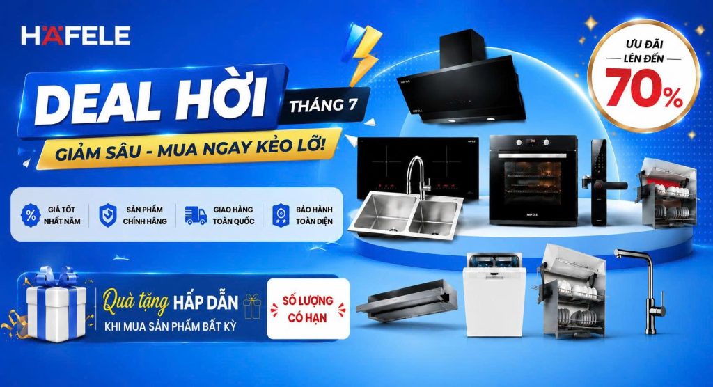 ĐẠI TIỆC SALE HAFELE THÁNG 7 TẠI ĐIỆN MÁY 365 – GIẢM ĐẾN 70%, CƠ HỘI SỞ HỮU THIẾT BỊ CHÍNH HÃNG GIÁ TỐT