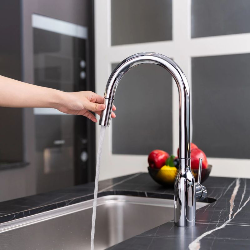 Vòi rửa bát dây rút Nobinox AQUA NX660N 5 Vòi rửa bát dây rút Nobinox AQUA NX660N - Ảnh 3
