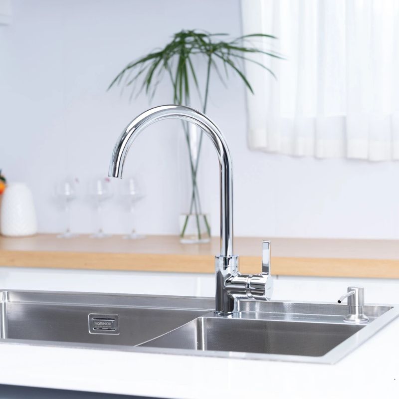 Vòi rửa bát dây rút Nobinox LOREN NX522 5 Vòi rửa bát dây rút Nobinox LOREN NX522 - Ảnh 3