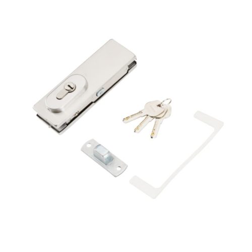 Khóa kẹp chân kính inox bóng Hafele 981.00.660 7 khoa kep chan kinh inox bong hafele 981 00 660