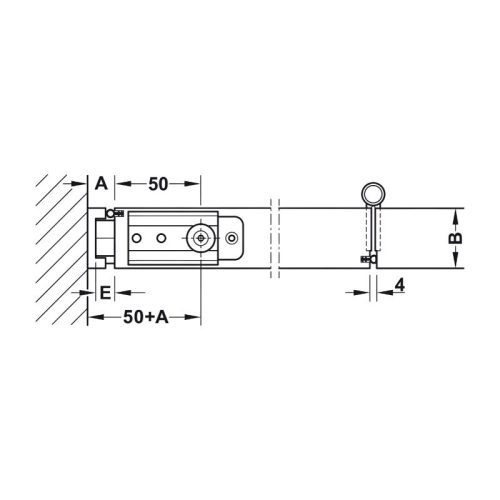Bộ phụ kiện bổ sung Slido Hafele 943.55.003 W-Fo32 100-T hệ ray dưới 13 kich thuoc 2 bo phu kien bo sung slido hafele 943 55 003 w fo32 100 t he ray duoi