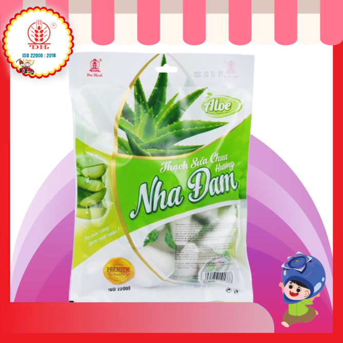 THẠCH SỮA CHUA HƯƠNG NHA ĐAM 400gr 3 THẠCH SỮA CHUA HƯƠNG NHA ĐAM 400gr