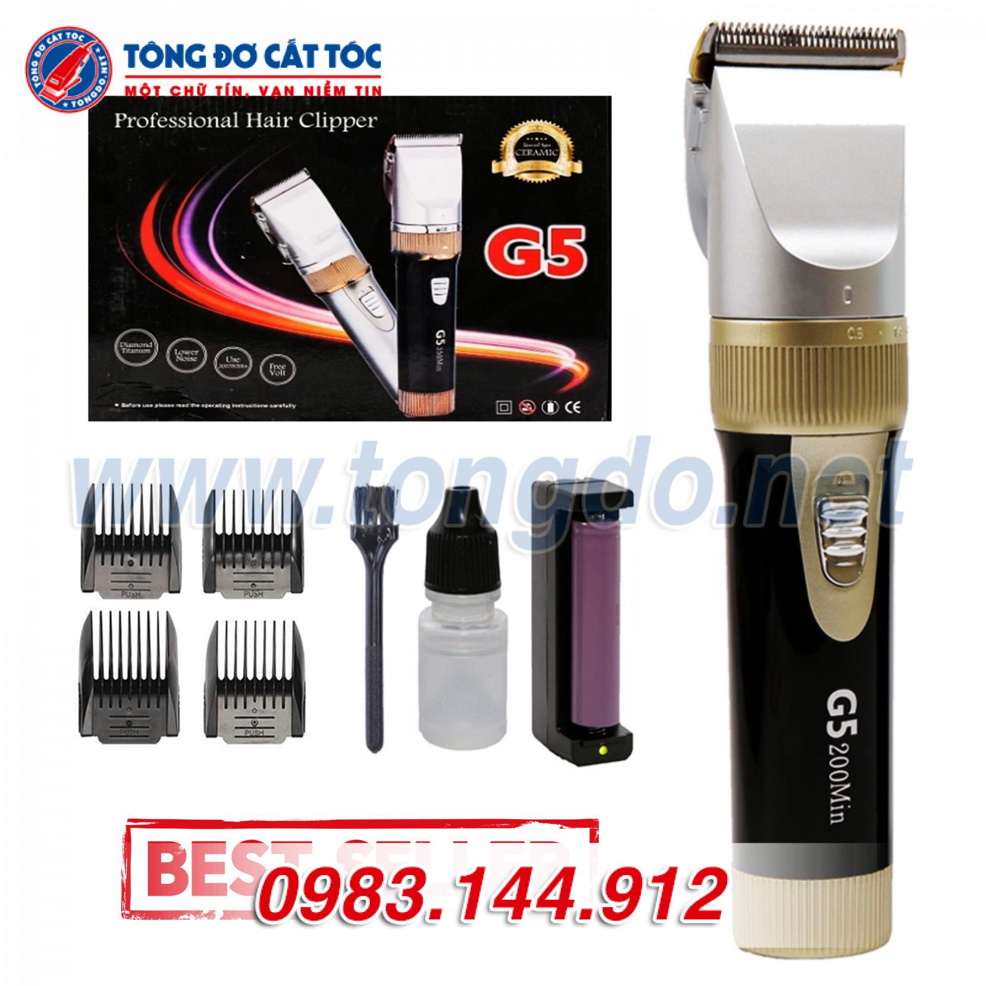 Tông đơ Kato G5 lưỡi thép (2 pin)