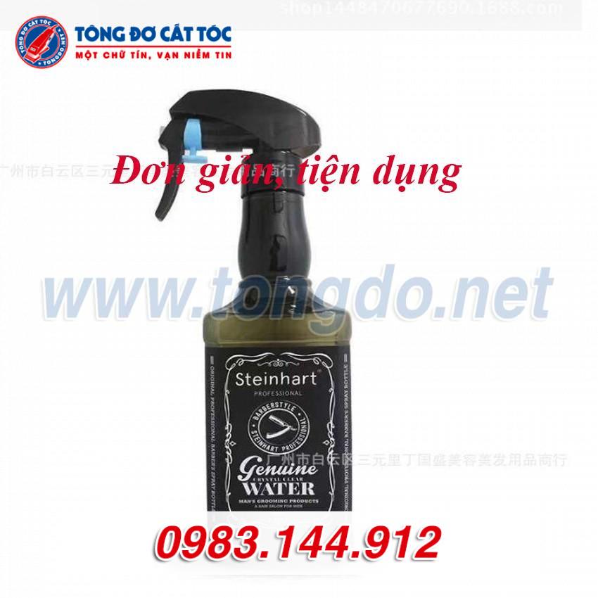 Bình xịt tóc Baber - bình xịt hớt tóc kiểu dáng cổ điển dành cho thợ tóc
