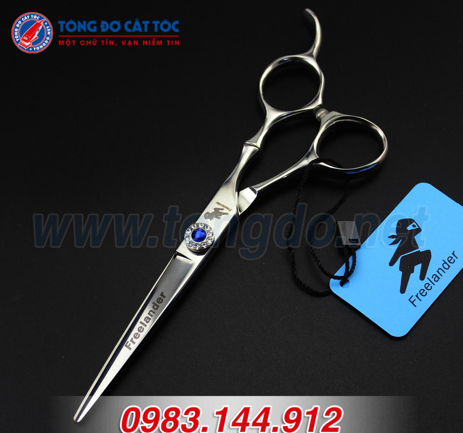 Kéo cắt Freelander Ngọc Xanh Thép Nhật Cao Cấp
