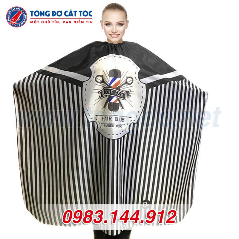 Áo choàng cắt tóc Barber Shop (B2)