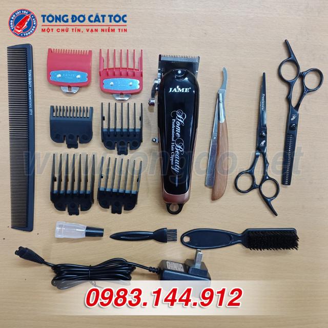 Combo Tông đơ Chuyên Nghiệp Jame 1070 - MS02