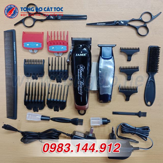 Combo Tông Đơ Chuyên Nghiệp Jame 1070 - MS01