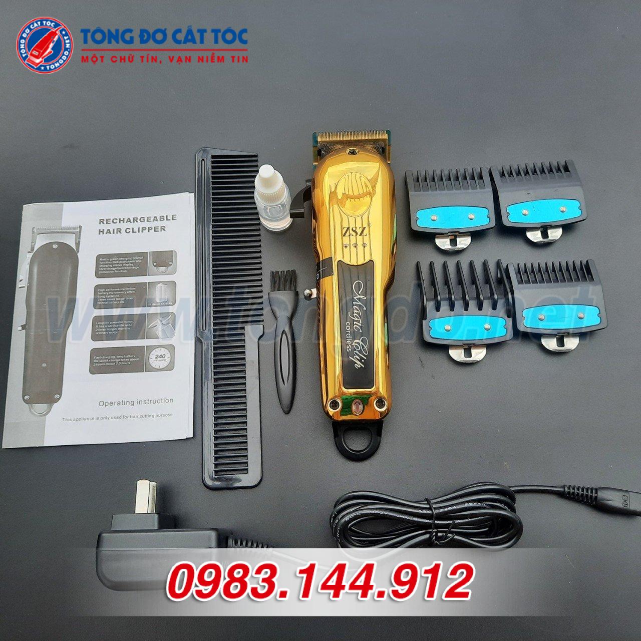 Tông Đơ Cắt Tóc Lưỡi Kép Magic Clip ZSZ F80