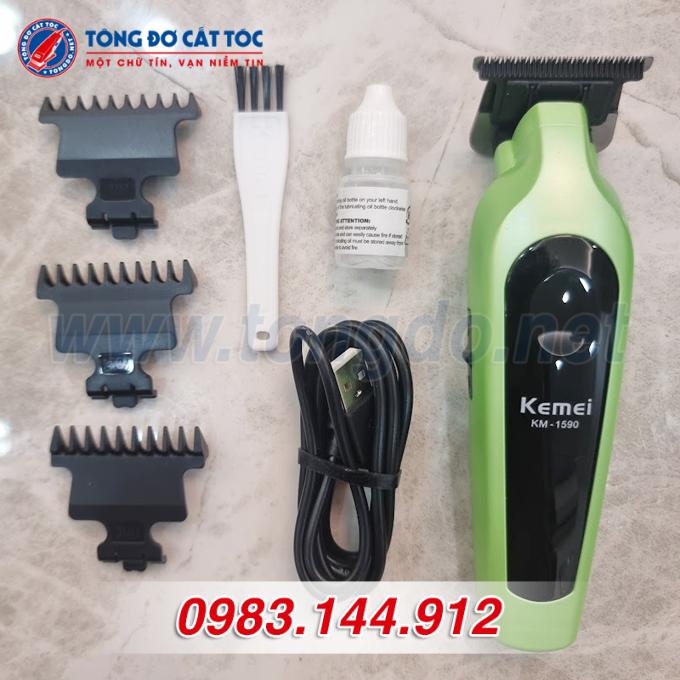 Tông đơ chấn viền Kemei KM-1590 (5W 2H)